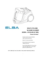 Elba EVC-B2014CY(RD) Owner'S Manual preview