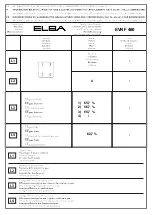 Предварительный просмотр 2 страницы Elba EVNF 460 Instructions