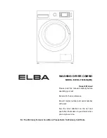 Предварительный просмотр 1 страницы Elba EWDC-F0806IN Owner'S Manual