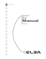 Preview for 1 page of Elba EWF 1075 VT User Manual