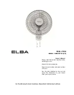 Elba EWMF-B1641(GR) User Manual preview