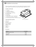 Preview for 4 page of Elba HS60CSEX3 Installation Instructions And User Manual