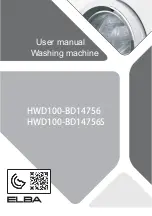 Предварительный просмотр 1 страницы Elba HWD100-BD14756 User Manual