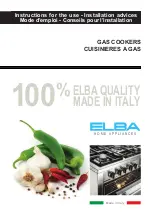 Preview for 1 page of Elba N55 204 Series Instructions For The Use