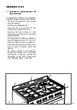 Предварительный просмотр 27 страницы Elba PX 906G Instruction For The Use - Installation Advice