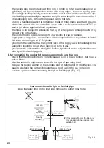 Предварительный просмотр 28 страницы Elba PXE 62-340 Instructions For The Use