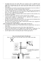 Предварительный просмотр 31 страницы Elba S 61 X 631 F Instructions For The Use