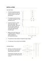 Предварительный просмотр 3 страницы Elba STELLA 90-IS BGX Installation Manual And Operation Manual