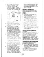 Предварительный просмотр 10 страницы Elba WM EA 15100-A User Manual