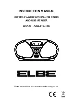 Preview for 7 page of ELBE GPM-224-USB Instruction Manual