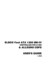 Предварительный просмотр 1 страницы ELBOX Fast ATA 1200 MK-IV User Manual