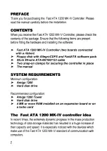 Preview for 4 page of ELBOX Fast ATA 1200 MK-IV User Manual