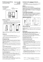 Предварительный просмотр 1 страницы ELBRO EAB01 Operating Instructions