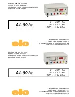 ELC AL 991s Instruction Manual preview