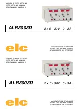 ELC ALR3003D Instruction Manual preview