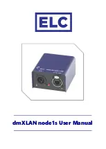 ELC dmXLAN node1s User Manual preview