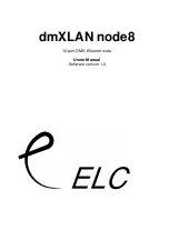 Предварительный просмотр 1 страницы ELC dmXLAN node8 Abridged User Manual