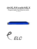 Предварительный просмотр 1 страницы ELC dmXLAN switch8 LX Installation Manual