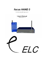 ELC focus HAND 3 User Manual preview