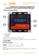 ELC USR-TCP232-306 Quick Start Manual предпросмотр