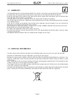 Предварительный просмотр 14 страницы ELCA AR BRAVO-FUNK-915 User Manual