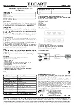 Preview for 2 page of ELCART 42/12652-00 User Manual