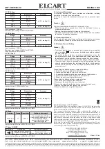 Предварительный просмотр 8 страницы ELCART NI4000 User Manual