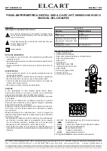 Предварительный просмотр 7 страницы ELCART Nimex 09/08535-00 Operating Instructions Manual