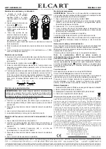 Предварительный просмотр 9 страницы ELCART Nimex 09/08535-00 Operating Instructions Manual