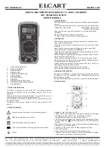 Предварительный просмотр 4 страницы ELCART NIMEX NI9230 User Manual