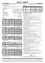 Предварительный просмотр 5 страницы ELCART NIMEX NI9230 User Manual