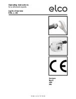 elco EK 4.100 L-ZA Operating Instructions Manual preview