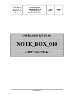 elco NOTE_BOX_010 User Manual preview