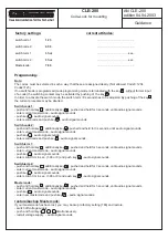 Preview for 2 page of ELCOM CLE-200 Guidance