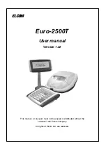 Preview for 1 page of ELCOM Euro-2500T User Manual