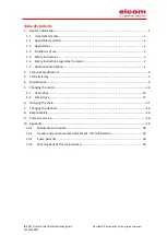 Preview for 2 page of ELCOM TLM 2000 User Manual & Maintenance Manual