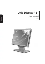 ELCOM Uniq Display 15" User Manual preview