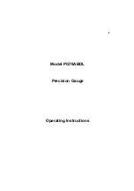 Elcometer PG70ABDL Operating Instructions Manual предпросмотр