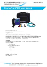 Elcomponent EnergyPro EP600 User Manual предпросмотр