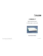 Elcon LT2MSKU-T Operating Instructions Manual предпросмотр