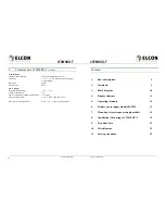 Предварительный просмотр 3 страницы Elcon LT2MSKU-T Operating Instructions Manual