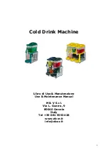 Elcor Cold Drink 6Lt Use & Maintenance Manual preview