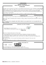 Preview for 5 page of ELCOS CAM-432 Instruction And User'S Manual