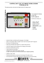 ELCOS DCA-110 Operating And Instruction Manual предпросмотр