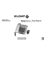 Предварительный просмотр 1 страницы Eldat Easywave Fon Alarm Operating Instructions Manual