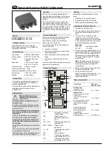 Eldat RCU01-4104M-01 Operating Instructions предпросмотр