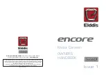 Preview for 1 page of elddis encore Owner'S Handbook Manual