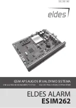 Eldes ESIM262 Manual предпросмотр