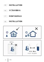 Предварительный просмотр 2 страницы Eldes EWM1 User Manual