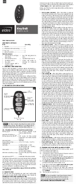 Eldes KeyBoB User Manual предпросмотр